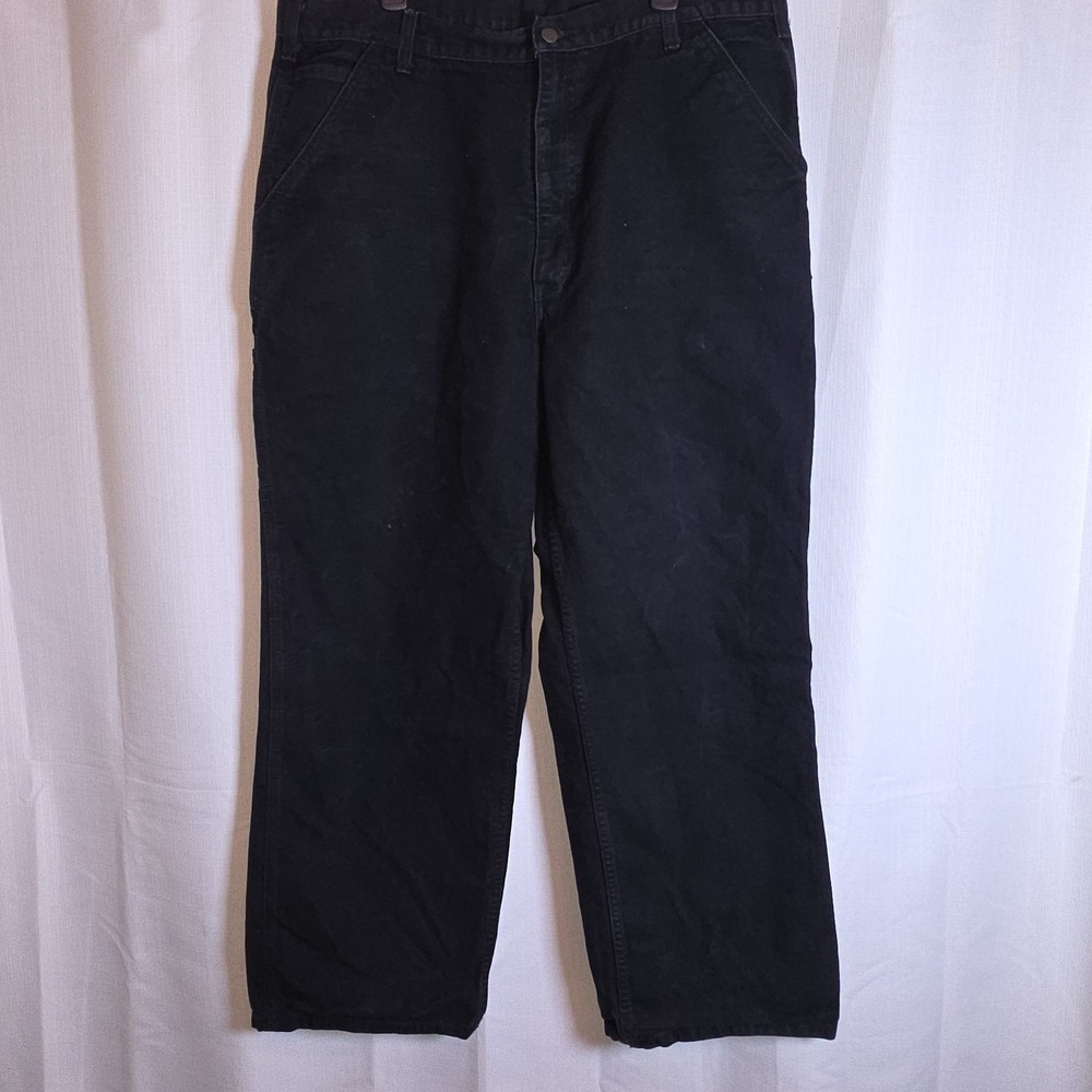 Carhartt Men's Pants 40x34  Loose Original Fit Black B151-BLK